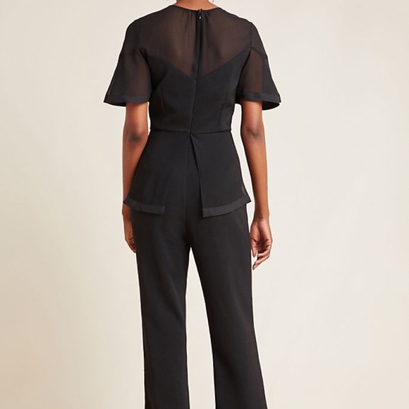 Anthropologie Harlyn Amaris Flutter-Sleeved Jumpsuit - Picture 3 of 16
